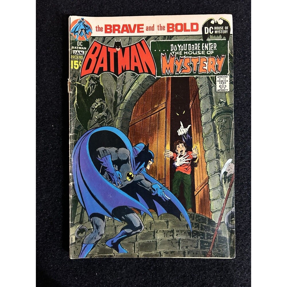 The Brave And The Bold #93 Batman DC Comics Neal Adams Art 15 Cents 1971 S-1